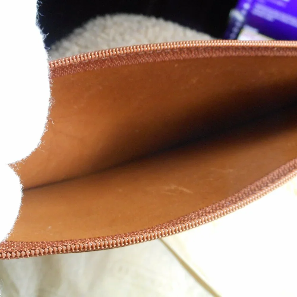 Vintage Coach Leather Organizer Zip NWOB, 1309 in British Tan